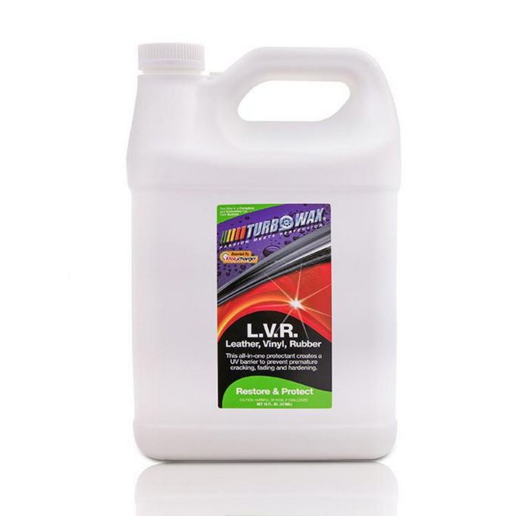 Turbo Wax Leather, Vinyl, And Rubber (L.V.R)  - 1 Gallon - Turbo Wax Store
