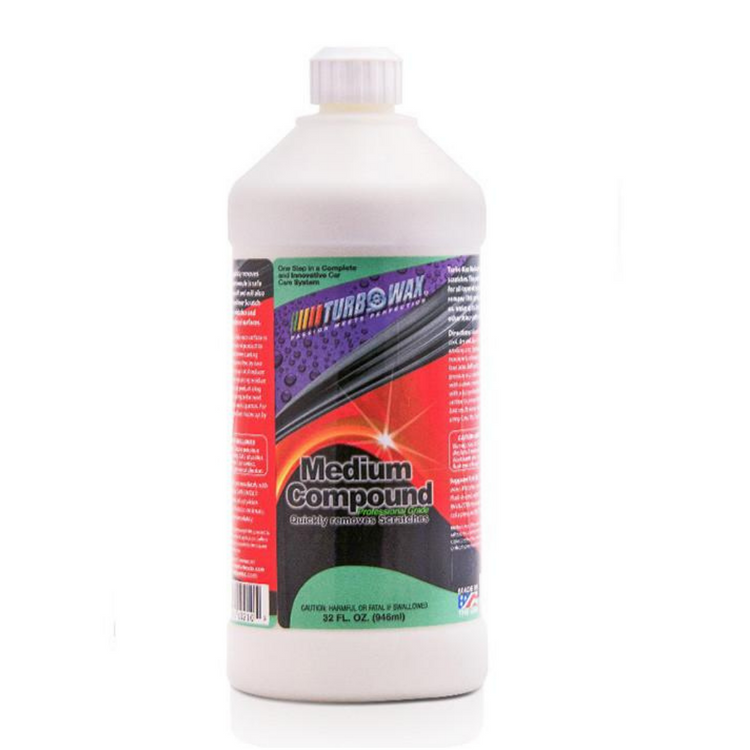 Turbo Wax Medium Cut Compound (32 Oz) - Turbo Wax Store